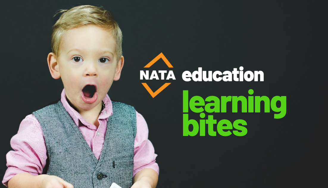 NATA Education- Learning Bites slider image